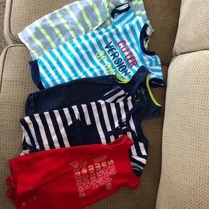 Set of 5 summer boys outfits